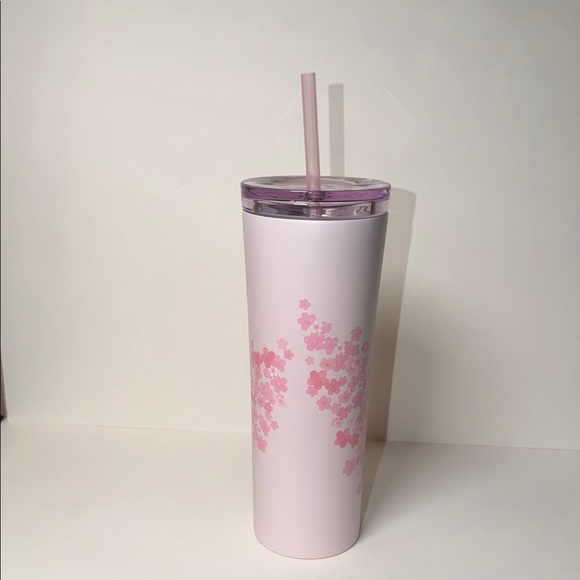 Starbucks 2026 Sakura Cherry Blossom Pink Cold Cup Tumbler 20oz Spring NEW - Picture 7 of 8